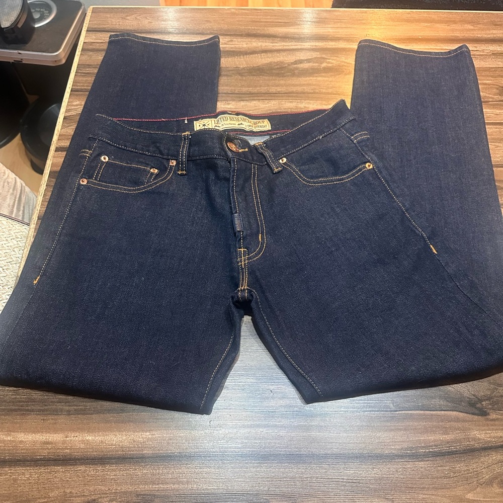 LRG Men's Straight Dark Blue Jeans Size 30